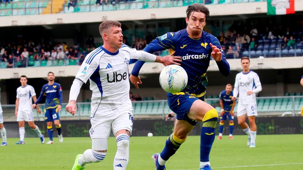 Como, Hellas Verona'yı tek golle yendi