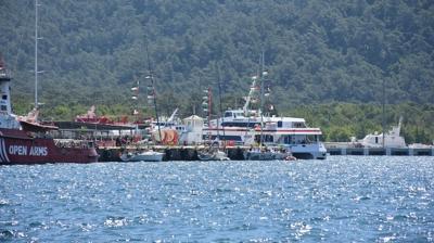 'K�resel Sumud Filosu' Marmaris'te