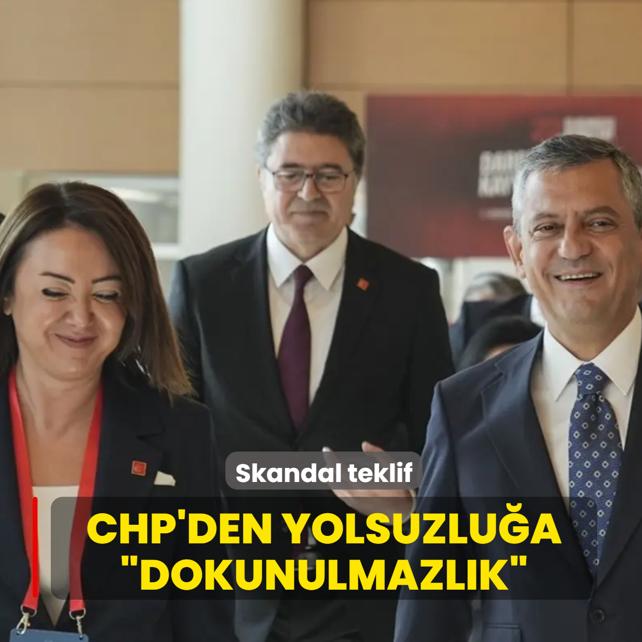 CHP'den yolsuzlu�a �dokunulmazl�k�