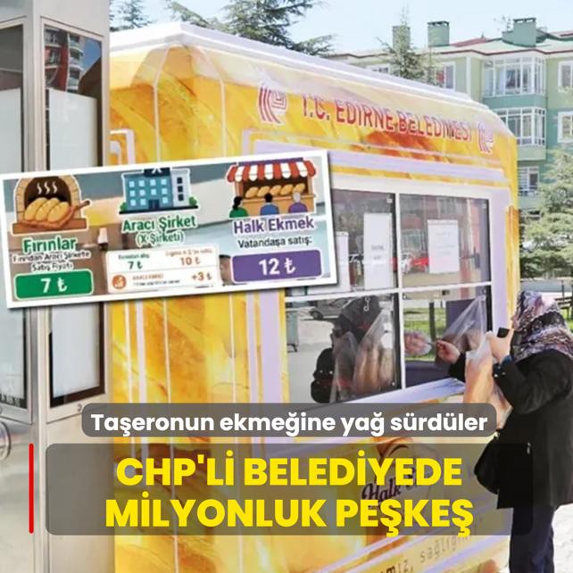 Ta�eronun ekme�ine ya� s�rd�ler