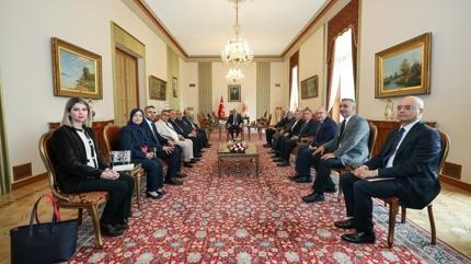 TBMM Ba�kan� Kurtulmu�'tan Cezayir heyetine kabul: Parlamentolar aras� dostluk vurgusu