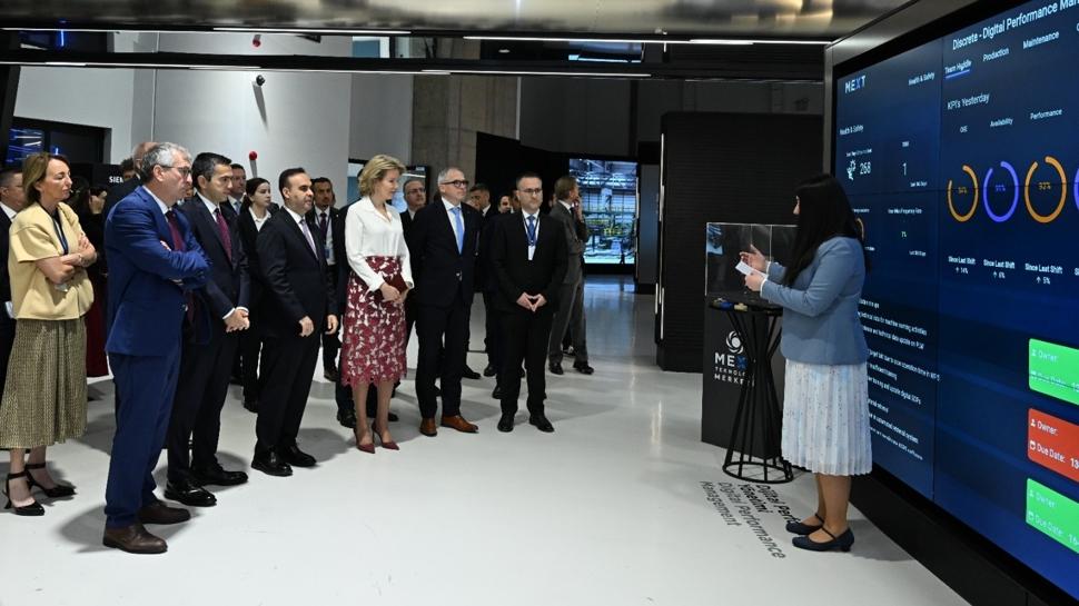 Belçika Kraliçesi Mathilde MEXT Teknoloji Merkezi'ni Ziyaret Etti