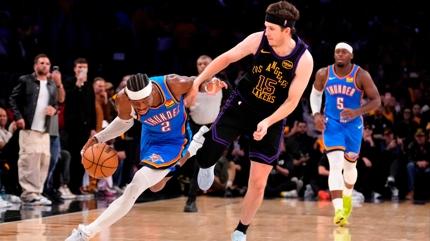 Thunder, Lakers'� s�p�rd�: 4-0'l�k seriyle finale ��kt�