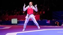 Almanya'da b�y�k gurur! Merve Din�el Kavurat alt�n madalya ald�