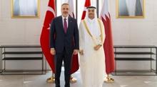 Hakan Fidan Katar'da! Abdurrahman Al Sani ile bir araya geldi