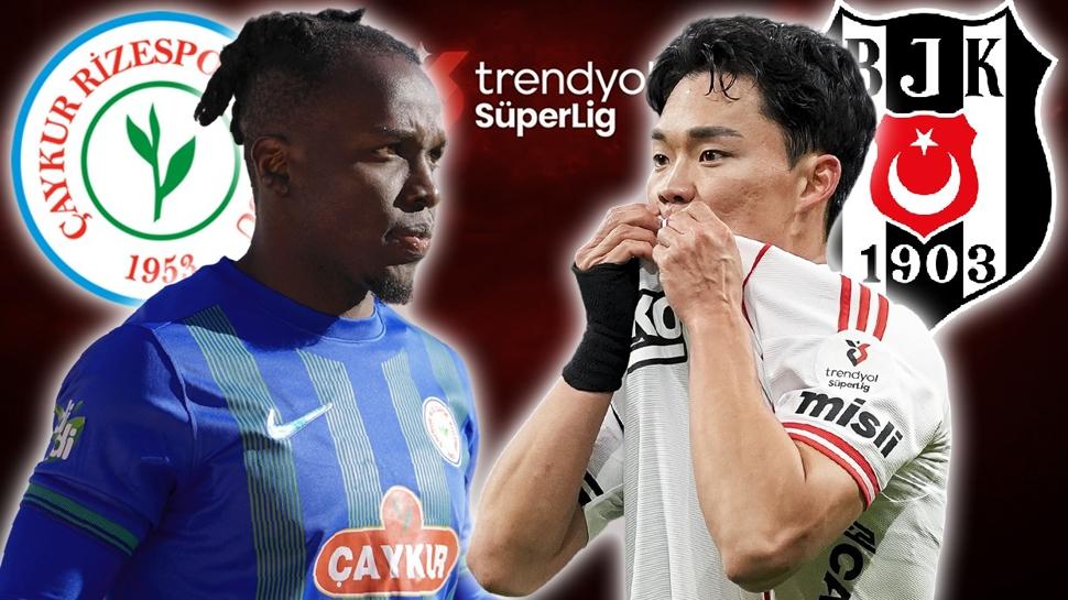 Çaykur Rizespor - Beşiktaş maçı ne zaman? Süper Lig BJK son maçı hangi kanalda, saat kaçta?