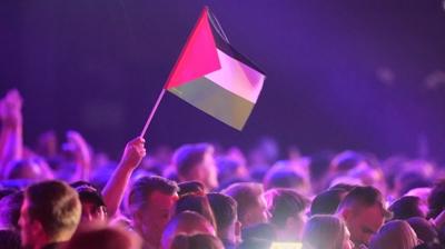 Eurovision'da �srail protestosu... 'Soyk�r�m� durdurun'