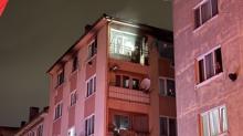 Bursa'da faciadan d�n�ld�! 6 katl� binada yang�n pani�i