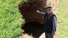 Evlerin aras�nda bir anda belirdi! Vatanda�lar tedirgin