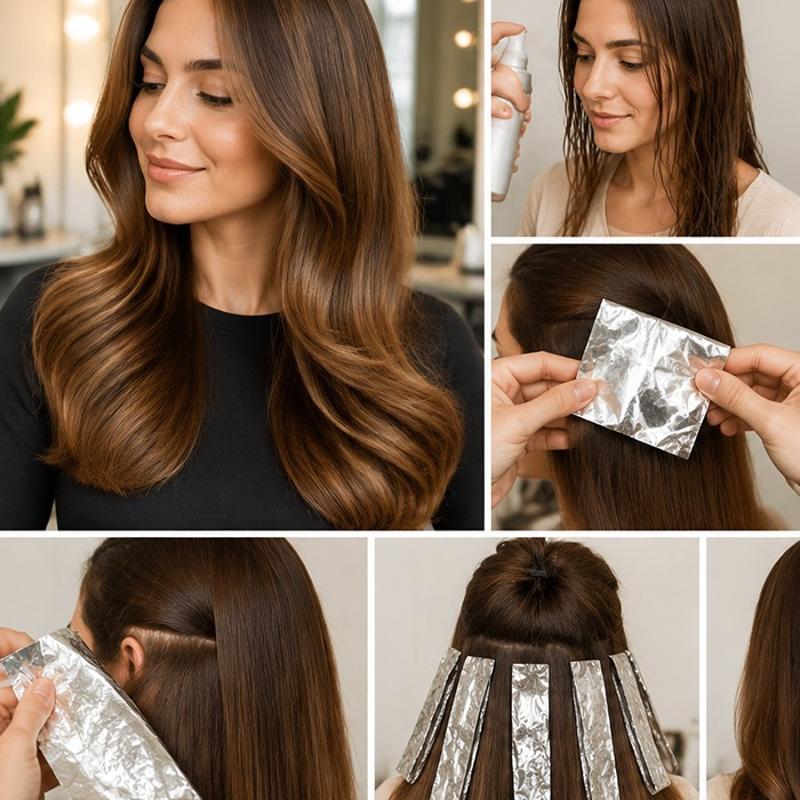 Kuaf�rlerde yeni trend: 5 dakikada f�n y�ntemi: Al�minyum folyo