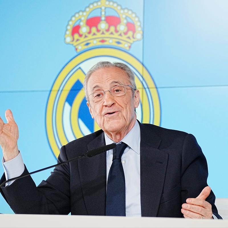 Real Madrid Ba�kan� Perez'den Barcelona'ya rest
