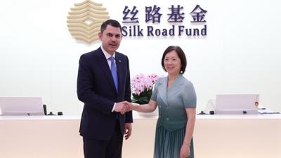 Bakan Kurum, İpek Yolu Fonu Yönetim Kurulu Başkanı Zhu ile görüştü