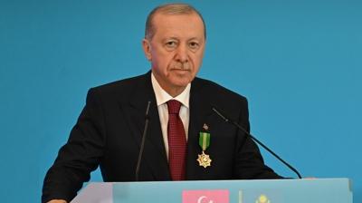 Ba�kan Erdo�an'dan i�birli�i mesaj�: Kazak-T�rk i� d�nyas� omuz omuza verecek