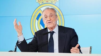 Real Madrid Ba�kan� Perez'den Barcelona'ya rest