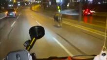 E-5'te firari dana alarm�! Trafi�i birbirine katt�
