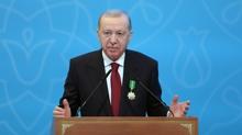 Kazakistan'da kritik toplant�... Ba�kan Erdo�an'dan �nemli a��klamalar