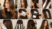 Kuaf�rlerde yeni trend: 5 dakikada f�n y�ntemi: Al�minyum folyo