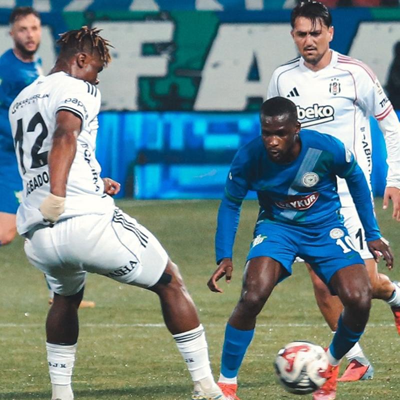 MA� SONUCU: Rizespor 2-2 Be�ikta�