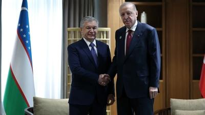 Mirziyoyev'e COP31 daveti! Ba�kan Erdo�an T�rkistan'da
