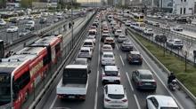 �stanbul'da ula��m �ilesi... Trafik durma noktas�na geldi