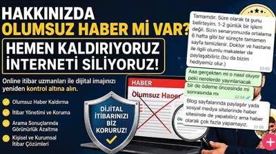 Dijital itibar mafyas�! 1000 dolara haber siliniyor