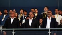 Fatih Terim, Galatasaray ma��n� trib�nde takip etti