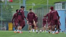 Trabzonspor, kupa finali haz�rl�klar�na devam etti