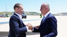 UEFA Ba�kan� Ceferin, �stanbul'da