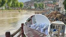 Ye�il�rmak alarm verdi! Tahliyeler ba�lad�, setler �ekiliyor