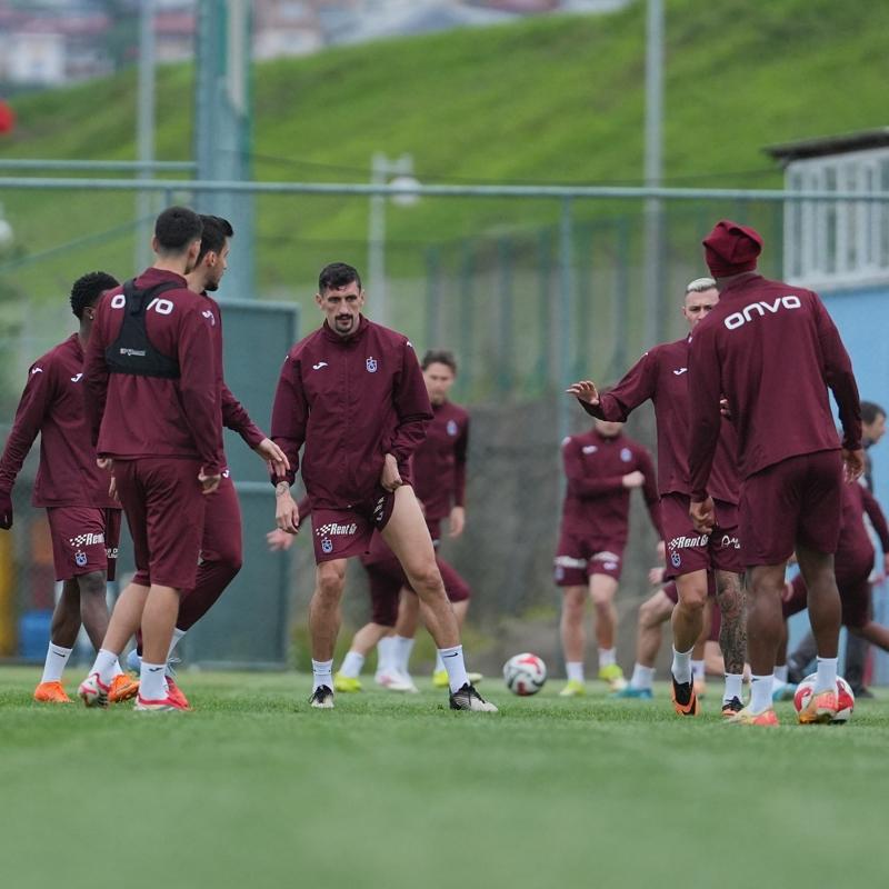 Trabzonspor, kupa finali haz�rl�klar�na devam etti