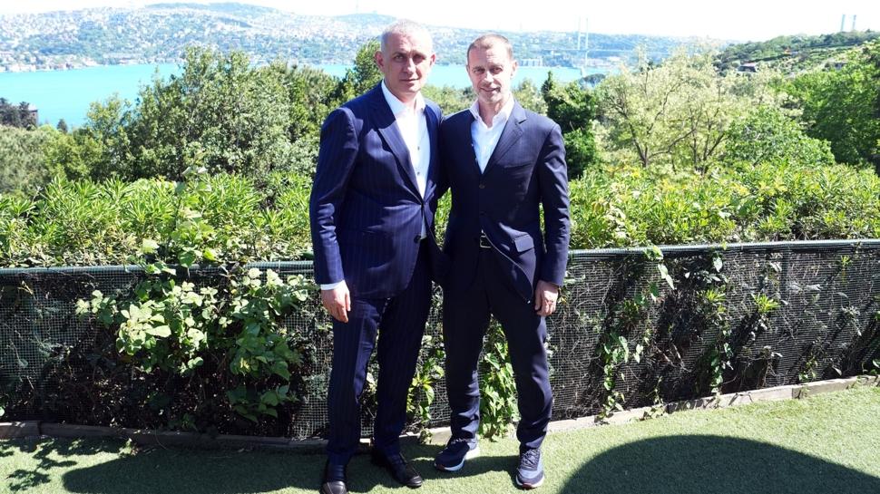 UEFA ve TFF heyetleri bir araya geldi