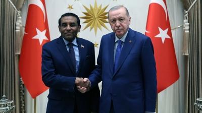 Ba�kan Erdo�an, Sudan Ba�bakan� �dris'i kabul etti