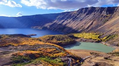 T�rkiye'nin en b�y�k krater g�l�! Turizmin parlayan y�ld�z� oldu