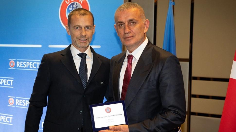 TFF Başkanı İbrahim Hacıosmanoğlu, final öncesi UEFA Yönetim Kurulu Toplantısı'na katıldı