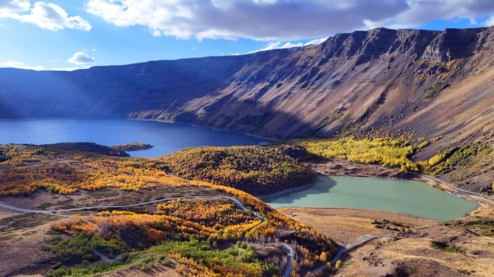 T�rkiye'nin en b�y�k krater g�l�! Turizmin parlayan y�ld�z� oldu