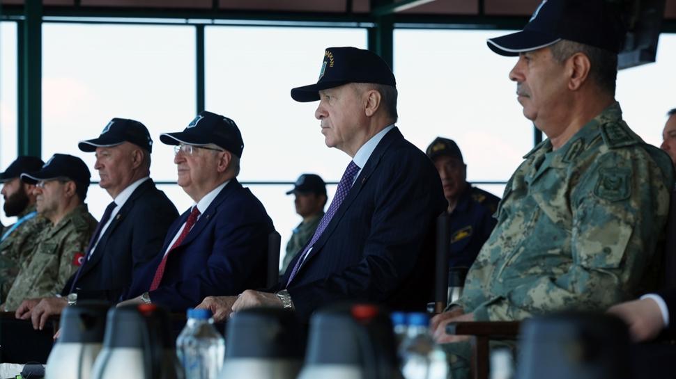 Başkan Erdoğan Efes-2026 Tatbikatı'na katıldı