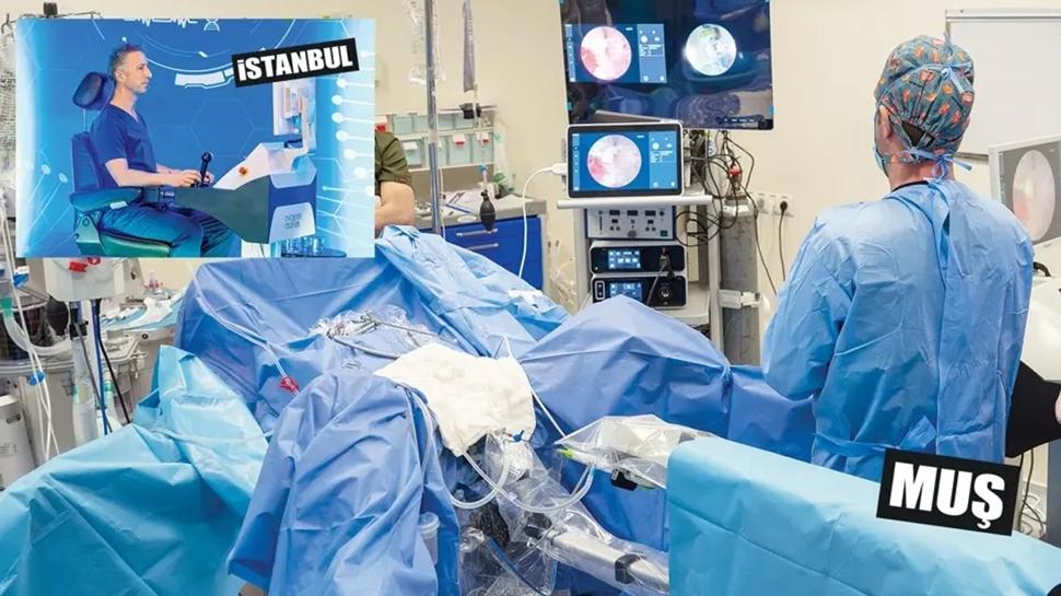 �stanbul'dan Mu�'taki hastaya 5G ile ameliyat