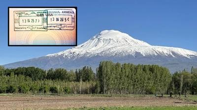 Ermenistan 'A�r� Da��'n� sildi