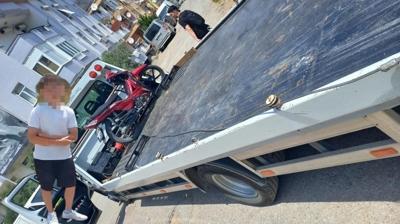 Polisin 'Plakay� neden kapatt�n?' sorusuna g�ld�ren cevap: Ceza yaz�yorlar abi