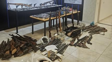 Ba�kentte operasyon! Evinde onlarca silah bulunan ��pheli hakk�nda adli i�lem