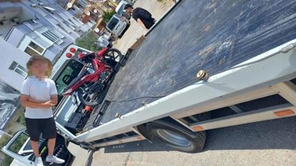 Polisin �Plakay� neden kapatt�n?� sorusuna g�ld�ren cevap: Ceza yaz�yorlar abi