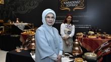 Emine Erdo�an'dan T�rk mutfa�� mesaj�: Anadolu'nun ruhunu ta��yan en latif k�lt�r el�imiz