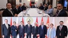 T�rkMedya heyetinden Bakan G�rlek ve Bakan �ift�i'ye ziyaret