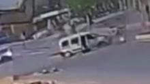 Zincirleme trafik kazas� kamerada: 11 yaral�