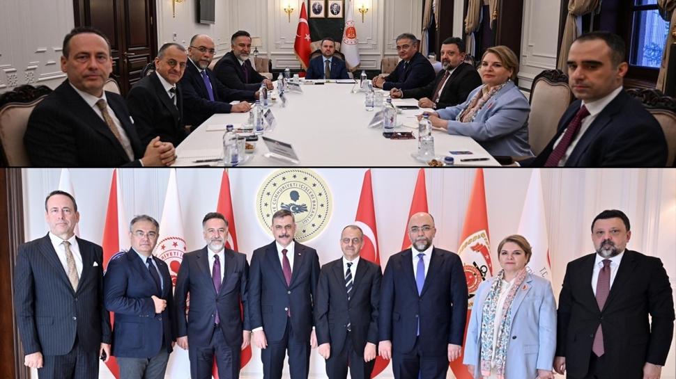 TürkMedya heyetinden Bakan Gürlek ve Bakan Çiftçi'ye ziyaret