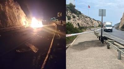 Katliam gibi kaza! Takla at�p alev ald�: �l� ve yaral�lar var