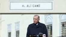 Cumhurba�kan� Erdo�an, cuma namaz�n� Hz. Ali Camisi'nde k�ld�