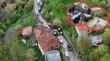 Korkutan g�r�nt�ler sonras� d��meye bas�ld�! Y�zlerce ki�i ve binlerce hayvan ka��yor