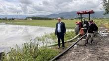 Tokat'ta tar�m arazilerini su bast�