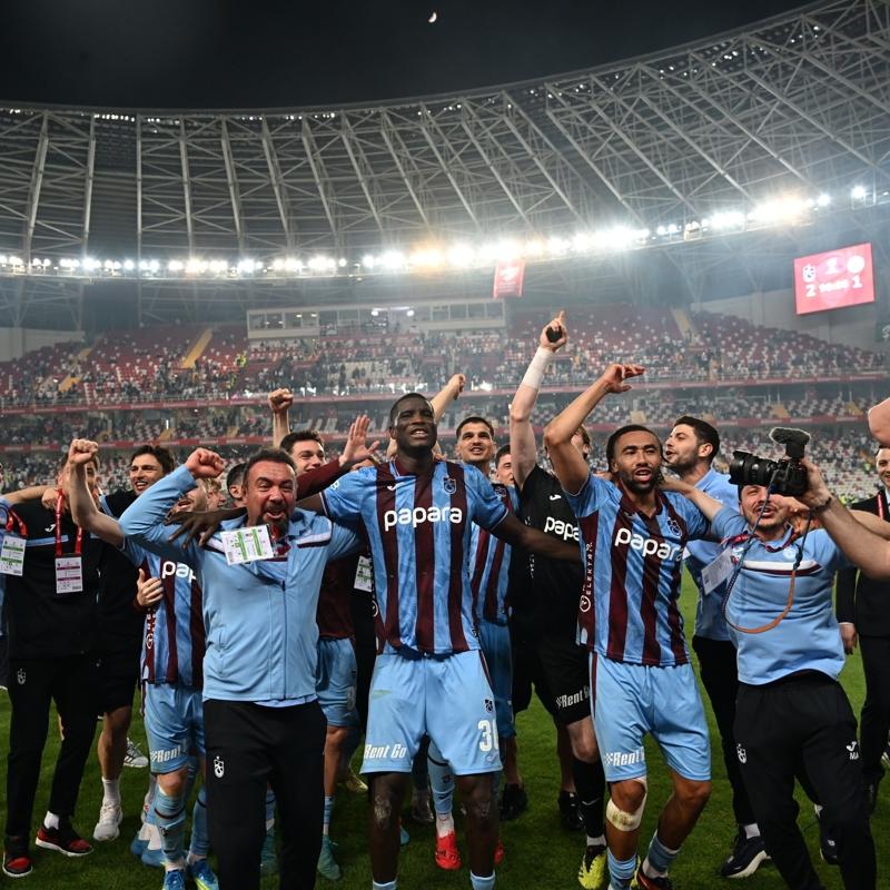 Trabzonspor, 5 sezon sonra yeniden T�rkiye Kupas�'n� kazand�